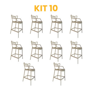 Kit 10 - Banqueta Allegra Nude