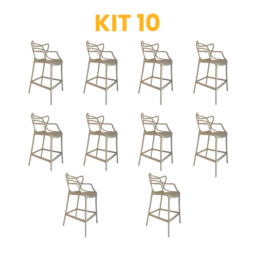 Kit 10 - Banqueta Allegra Nude