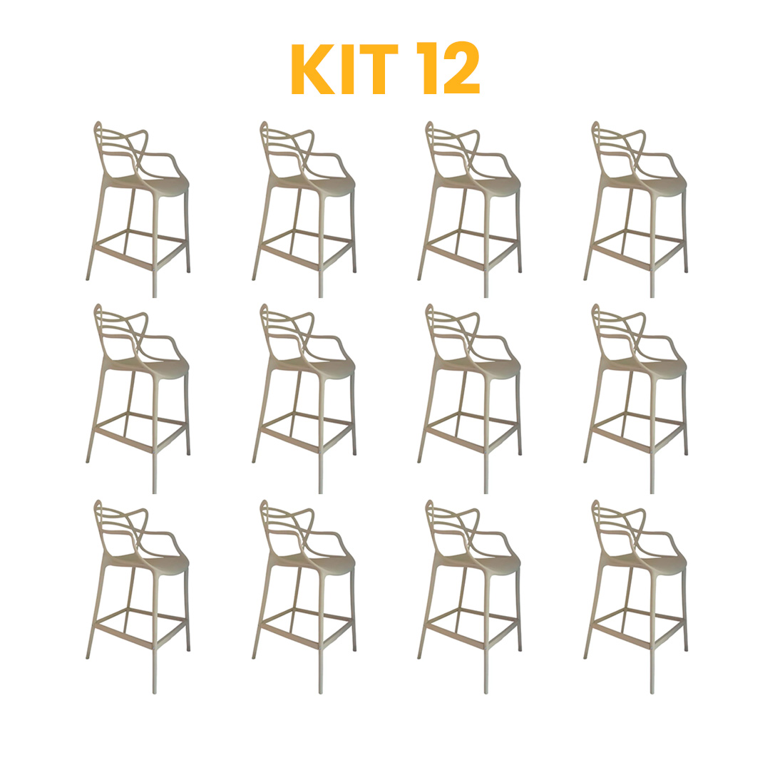 Kit 12 - Banqueta Allegra Nude