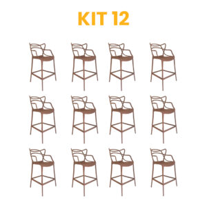 Kit 12 - Banqueta Allegra Fendi