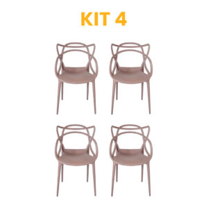 Kit - 4 Cadeiras Allegra Fendi