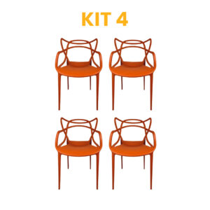 Kit - 4 Cadeiras Allegra Terracota