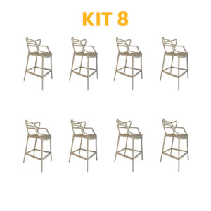 Kit 8 - Banqueta Allegra Nude