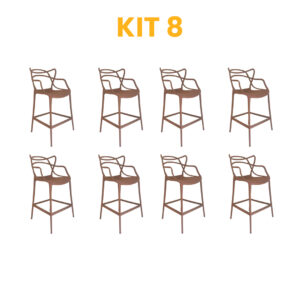 Kit 8 - Banqueta Allegra Fendi