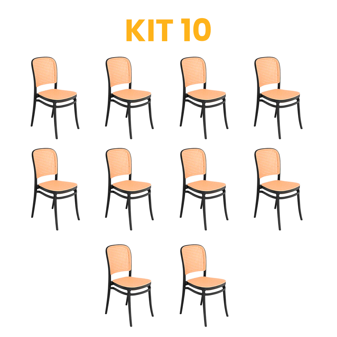Kit - 10 Cadeiras Positano