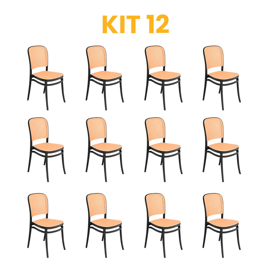 Kit - 12 Cadeiras Positano