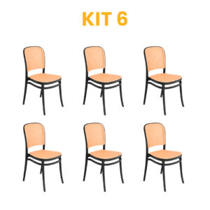 Kit - 6 Cadeiras Positano