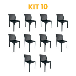 Kit - 10 Cadeiras Larissa