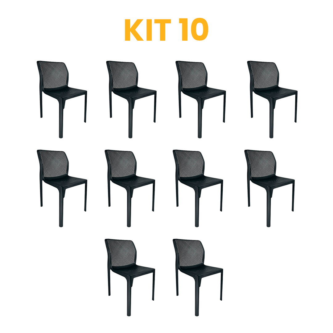 Kit - 10 Cadeiras Larissa