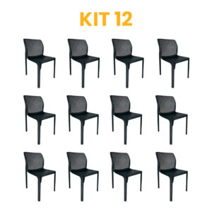 Kit - 12 Cadeiras Larissa