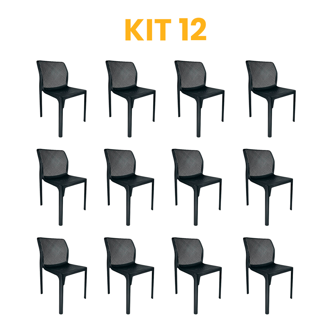 Kit - 12 Cadeiras Larissa