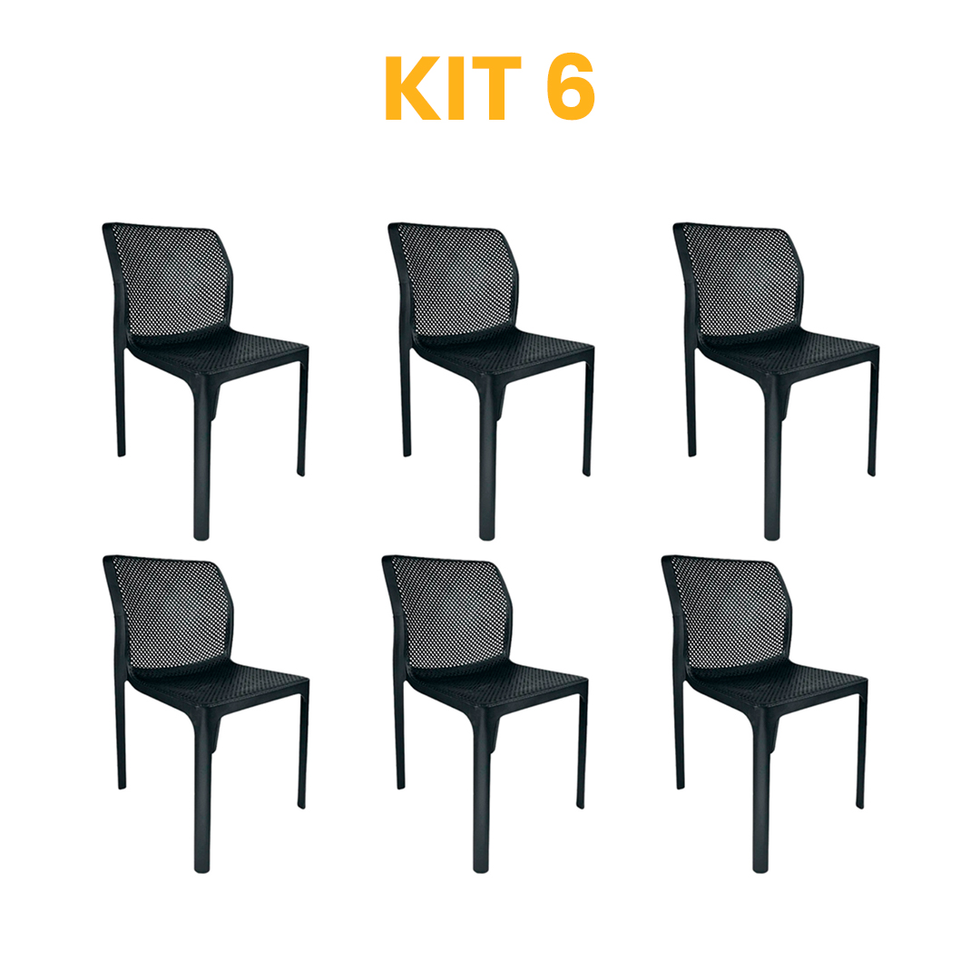 Kit - 6 Cadeiras Larissa