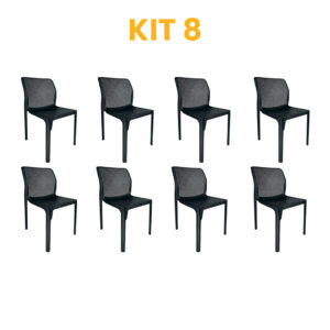 Kit - 8 Cadeiras Larissa