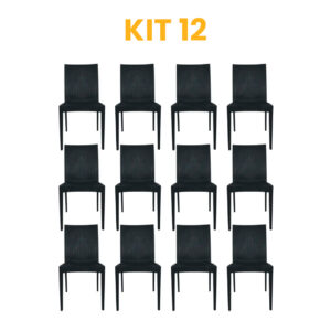 Kit - 12 Cadeiras Rattan