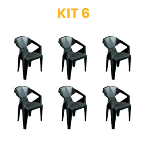 Kit - 6 Poltronas Retrô