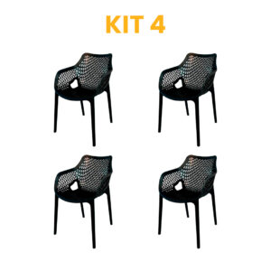 Kit - 4 Cadeiras Suits