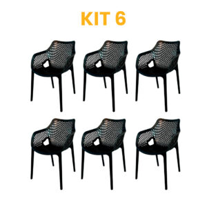 Kit - 6 Cadeiras Suits