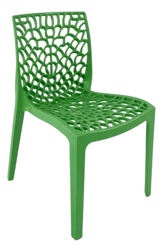 Kit 6 Cadeiras Sala De Jantar E Cozinha Gruvyer Área Gourmet Gruvyer Verde