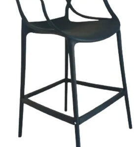 Banqueta Allegra Alta Cozinha Balcão Gourmet Resistente Fosco Preto