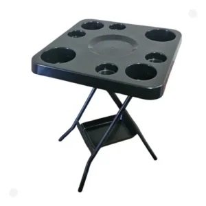 Mesa Dobrável Petisqueira Multiuso Bebidas E Petiscos Preto
