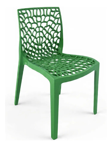 Kit 2 Cadeiras Gruvyer Sala De Jantar Cozinha Área Gourmet Gruvyer Verde