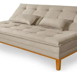 Prime Home Premium Sofá Cama Mobly Sofá 1 Bege Liso