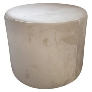 Puff 35x35 Em Suede Decorativo Banqueta Quarto E Sala Bege