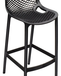 Cadeira Alta Para Balcão Banqueta Suits Jantar Area Gourmet Preto