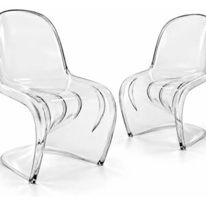 Cadeira Glass Transparente Decorativas Para Eventos Glass Branco