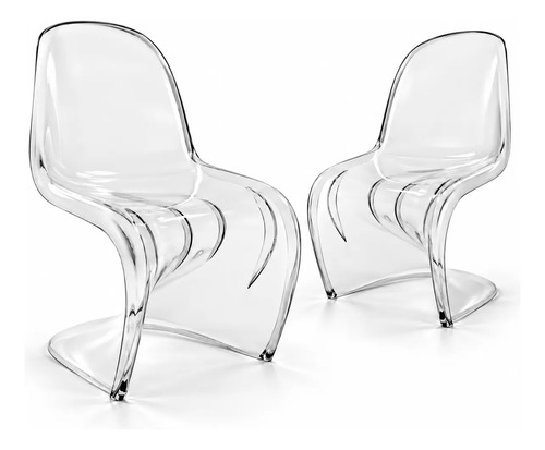 Cadeira Glass Transparente Decorativas Para Eventos Glass Branco